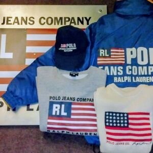 Vintage Ralph Lauren Polo Jeans Company Apparel Set